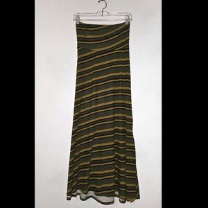 Lularoe Striped Maxi Skirt